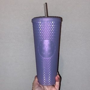Starbucks Studded Icy White Lilac Tumbler Holiday 2021